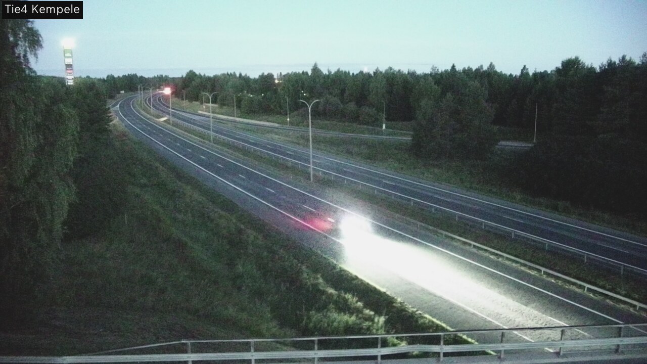 Weather Camera Image Väg 4 Kempele, Zeppelin, Kempele, Pohjois-Pohjanmaa
