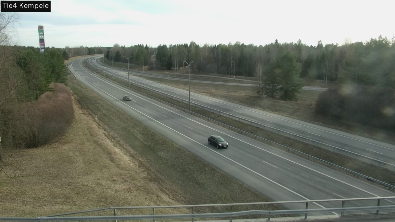 Weather Camera Image Väg 4 Kempele, Zeppelin, Kempele, Pohjois-Pohjanmaa