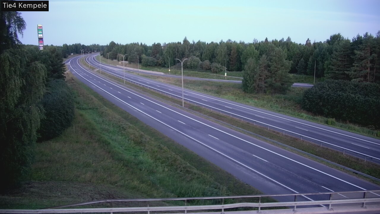 Weather Camera Image Väg 4 Kempele, Zeppelin, Kempele, Pohjois-Pohjanmaa