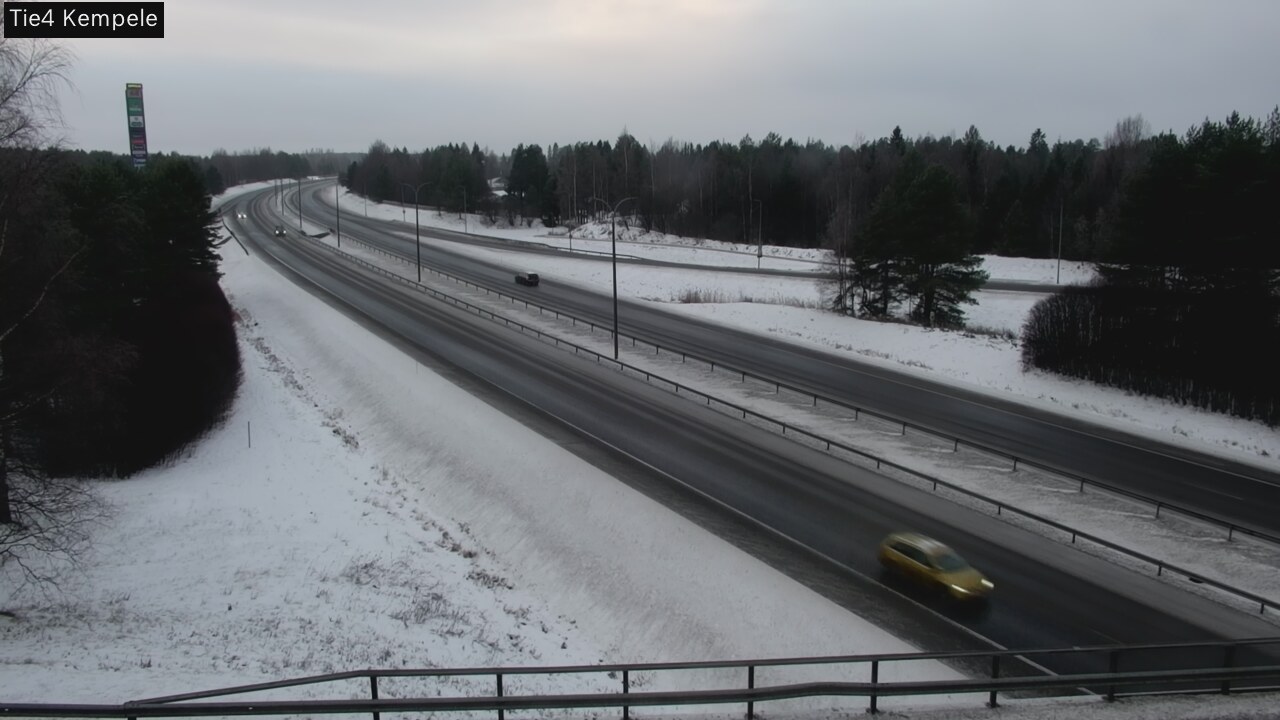 Weather Camera Image Väg 4 Kempele, Zeppelin, Kempele, Pohjois-Pohjanmaa