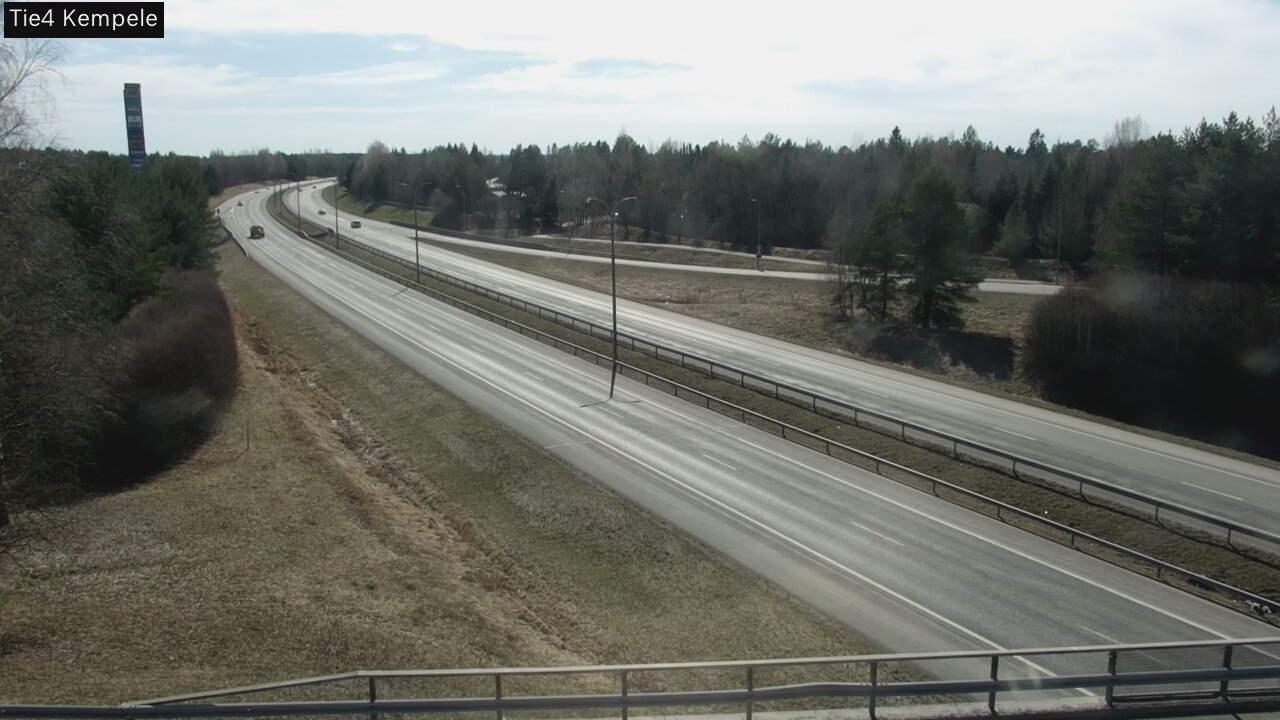 Weather Camera Image Väg 4 Kempele, Zeppelin, Kempele, Pohjois-Pohjanmaa