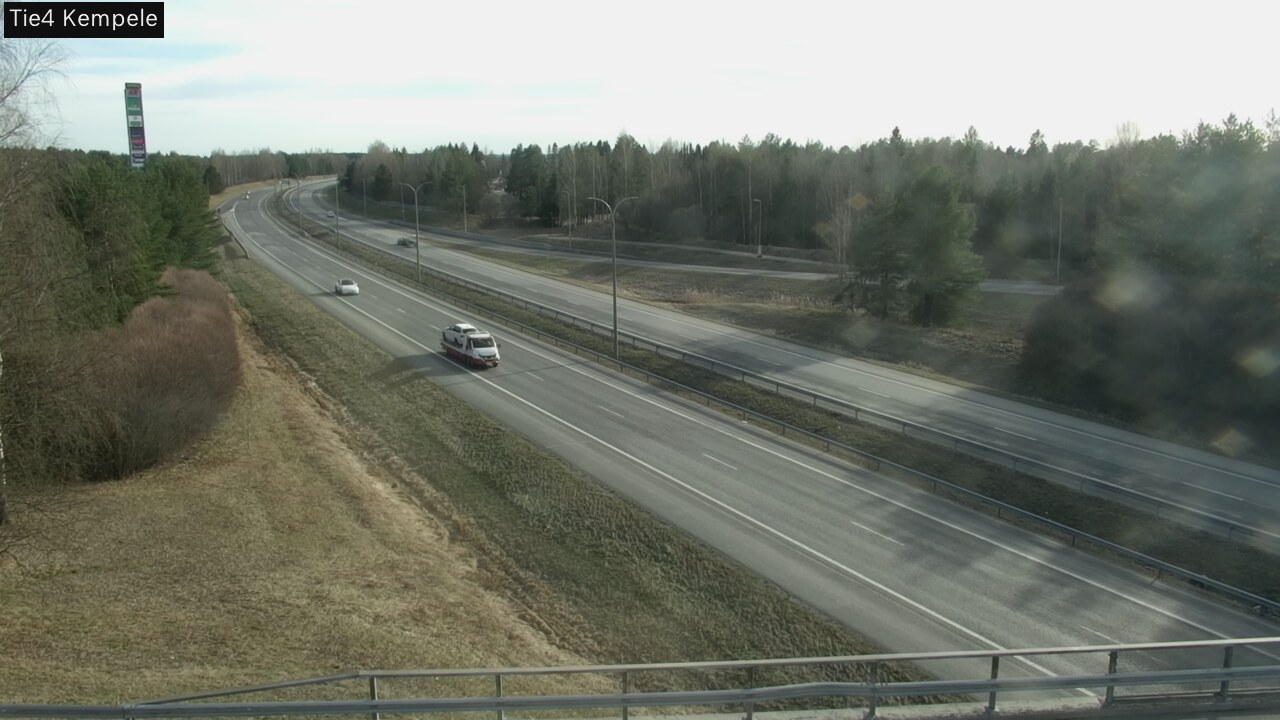 Weather Camera Image Väg 4 Kempele, Zeppelin, Kempele, Pohjois-Pohjanmaa