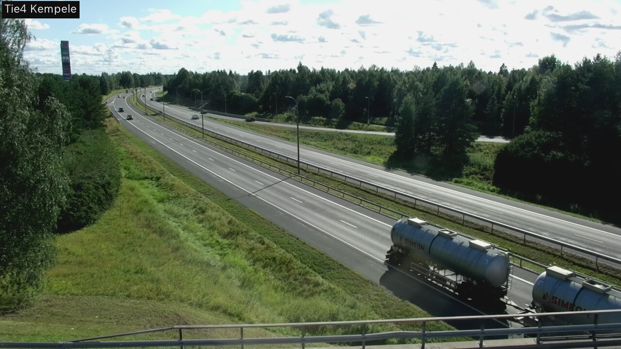 Weather Camera Image Väg 4 Kempele, Zeppelin, Kempele, Pohjois-Pohjanmaa