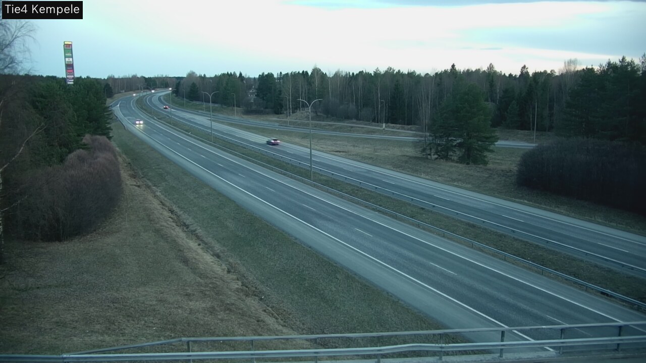 Weather Camera Image Väg 4 Kempele, Zeppelin, Kempele, Pohjois-Pohjanmaa