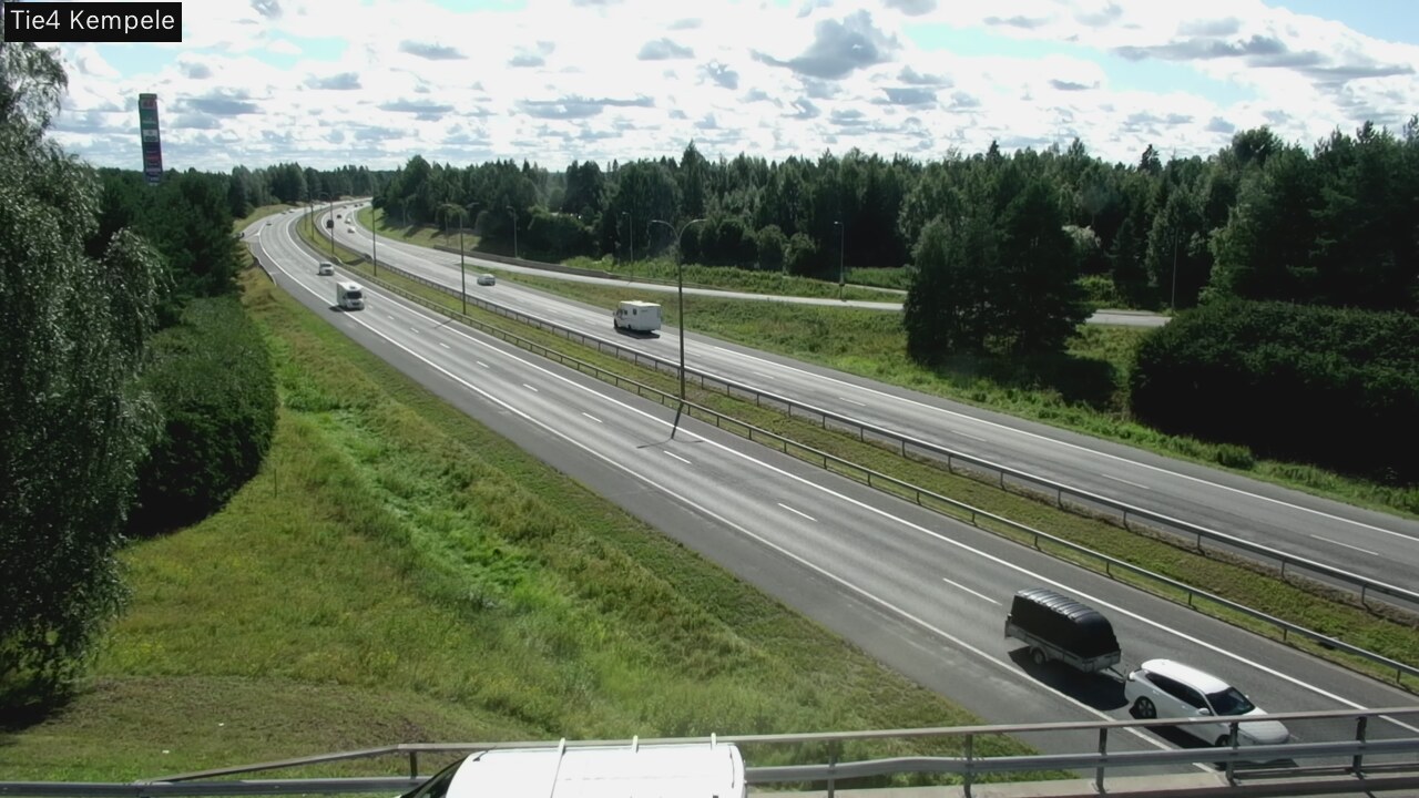 Weather Camera Image Väg 4 Kempele, Zeppelin, Kempele, Pohjois-Pohjanmaa