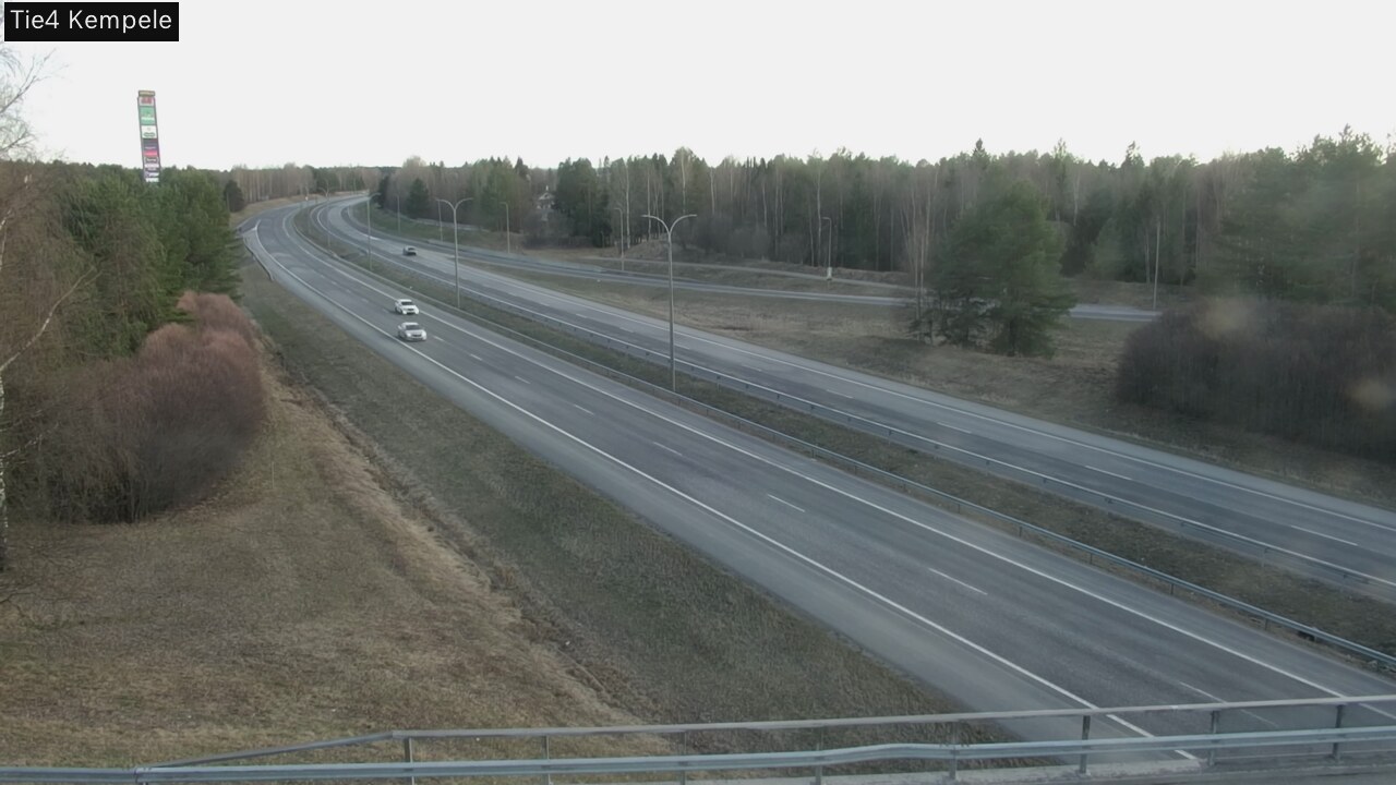 Weather Camera Image Väg 4 Kempele, Zeppelin, Kempele, Pohjois-Pohjanmaa