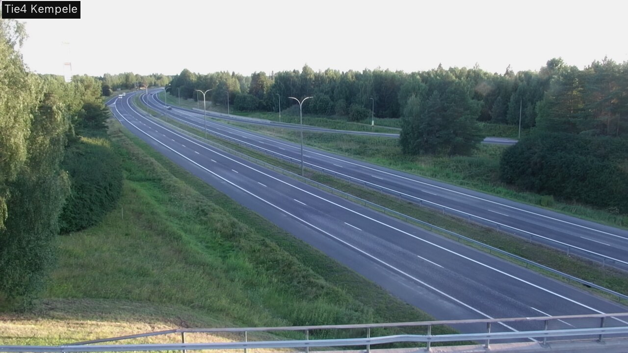 Weather Camera Image Väg 4 Kempele, Zeppelin, Kempele, Pohjois-Pohjanmaa
