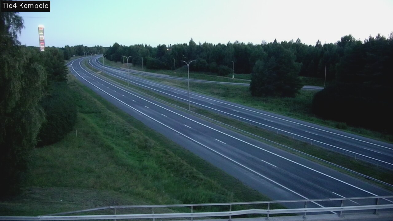 Weather Camera Image Väg 4 Kempele, Zeppelin, Kempele, Pohjois-Pohjanmaa