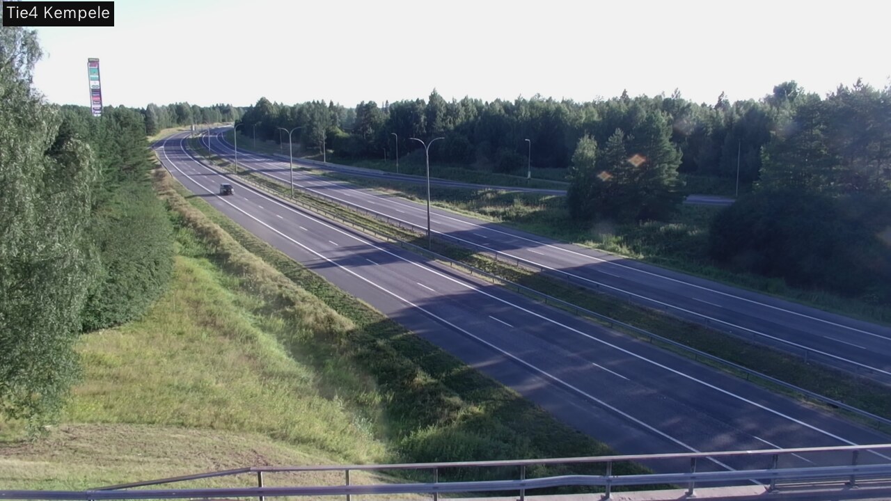 Weather Camera Image Väg 4 Kempele, Zeppelin, Kempele, Pohjois-Pohjanmaa