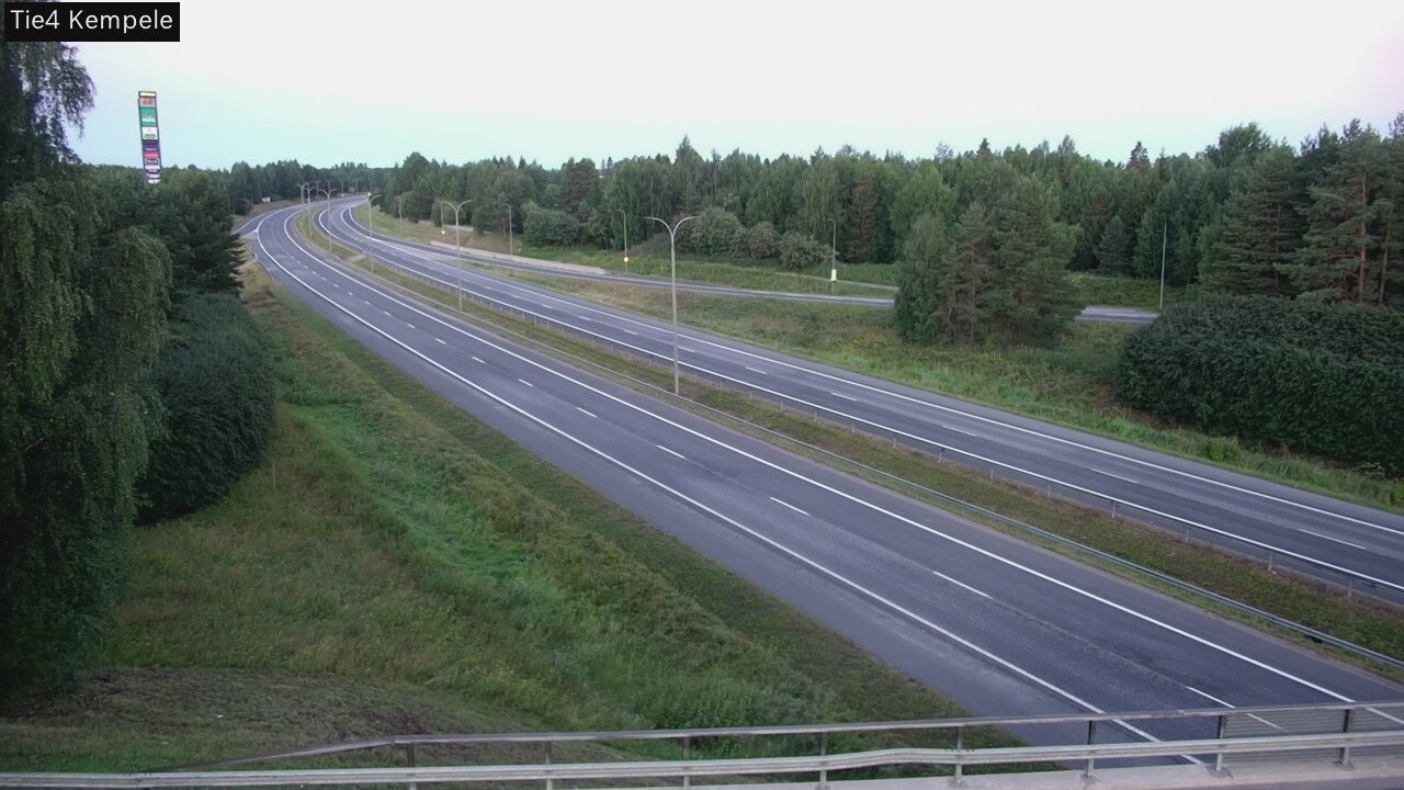 Weather Camera Image Väg 4 Kempele, Zeppelin, Kempele, Pohjois-Pohjanmaa