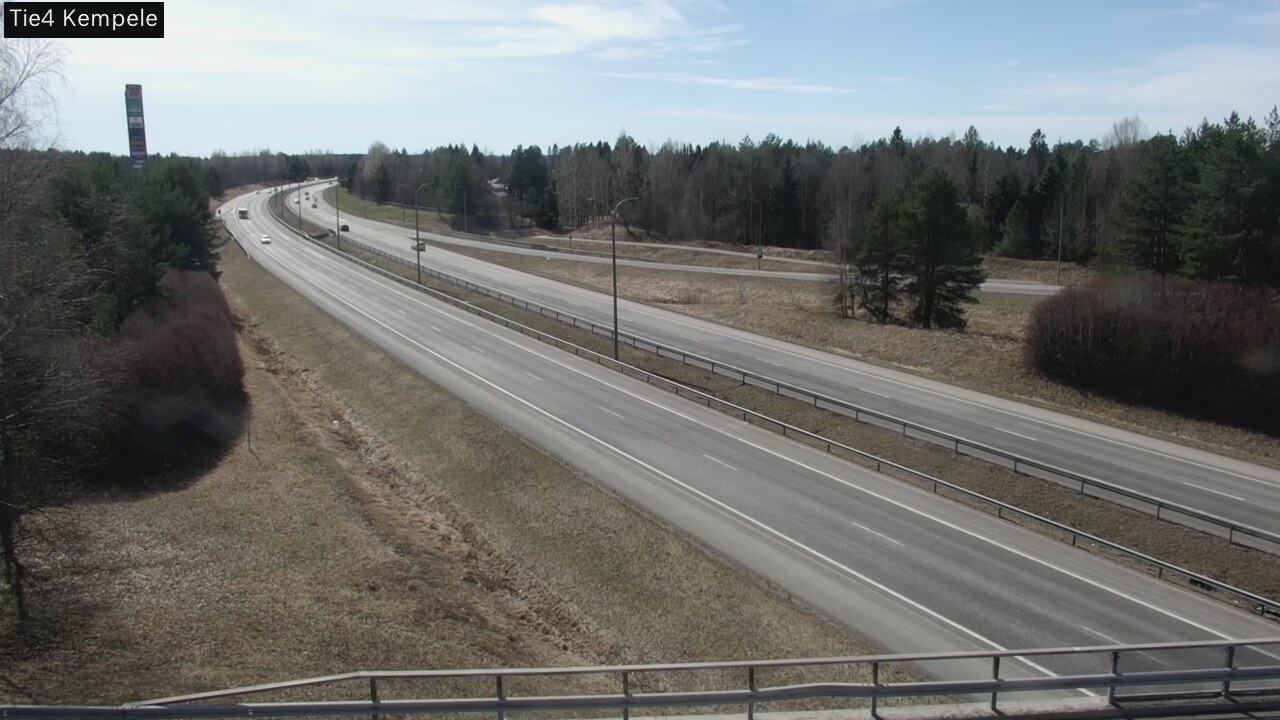 Weather Camera Image Väg 4 Kempele, Zeppelin, Kempele, Pohjois-Pohjanmaa