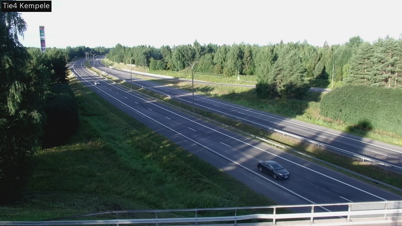 Weather Camera Image Väg 4 Kempele, Zeppelin, Kempele, Pohjois-Pohjanmaa