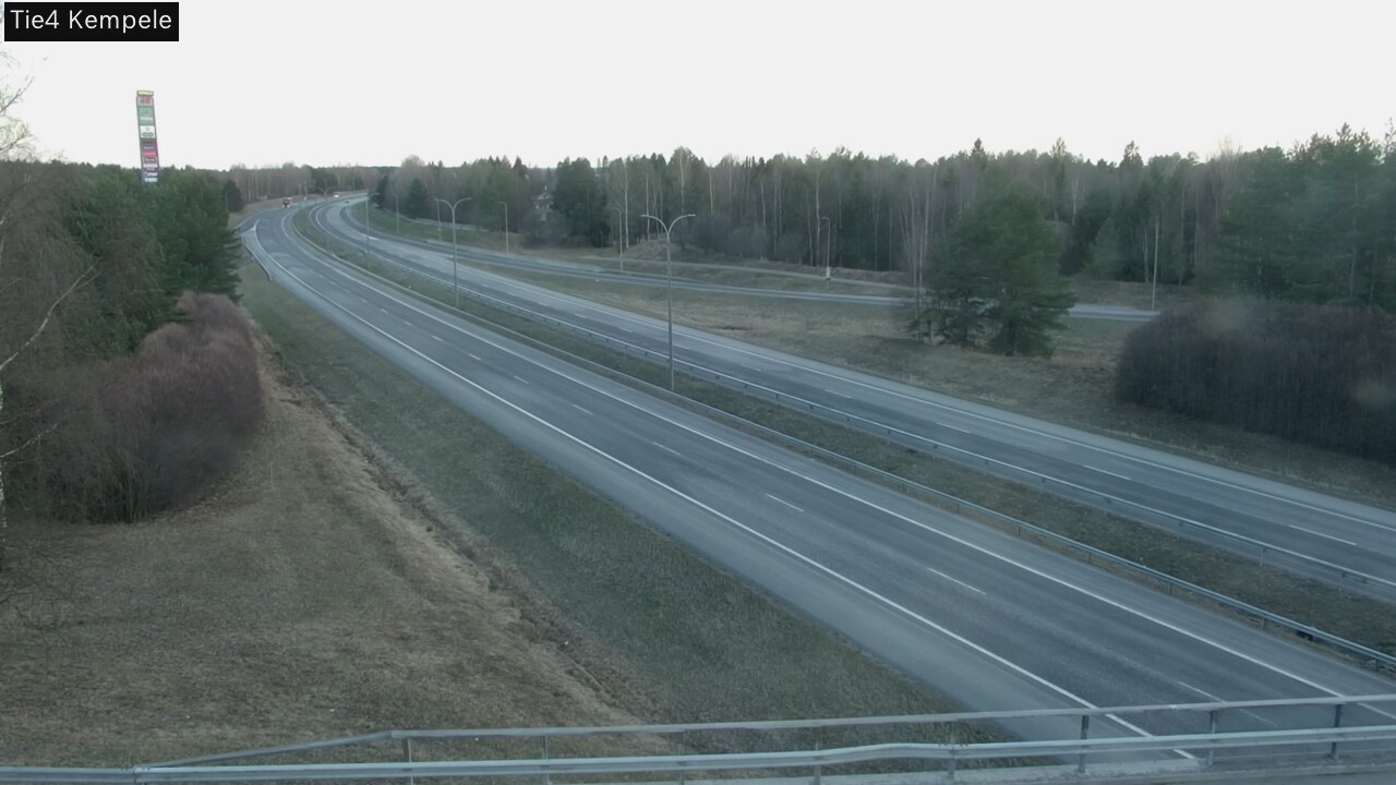 Weather Camera Image Väg 4 Kempele, Zeppelin, Kempele, Pohjois-Pohjanmaa