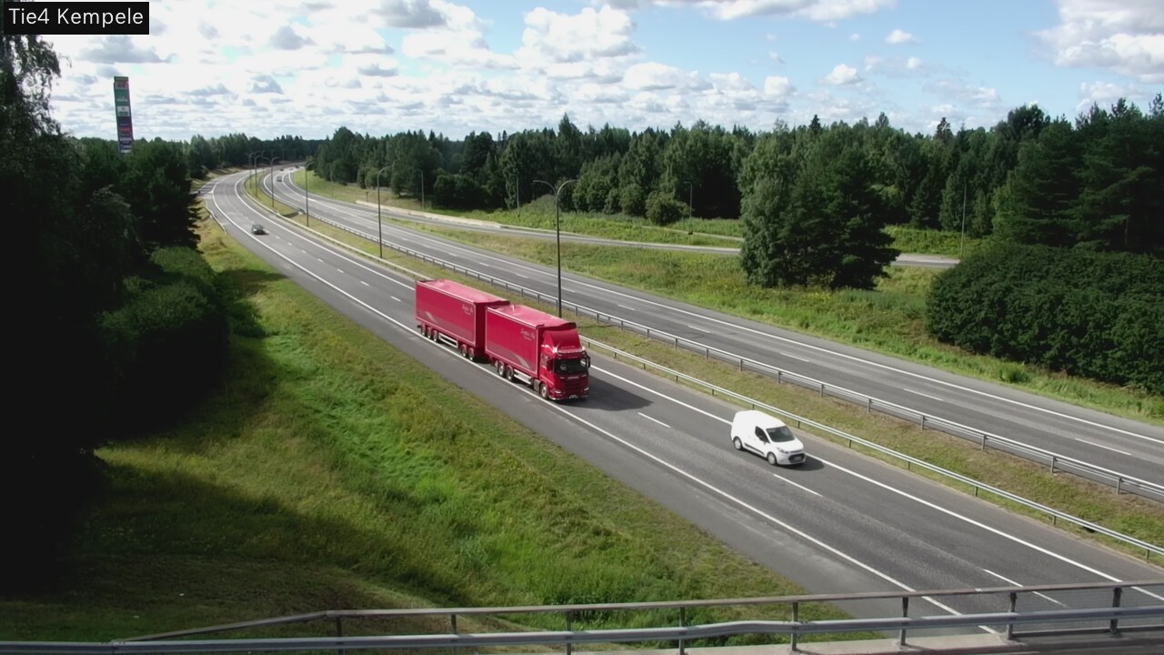 Weather Camera Image Väg 4 Kempele, Zeppelin, Kempele, Pohjois-Pohjanmaa