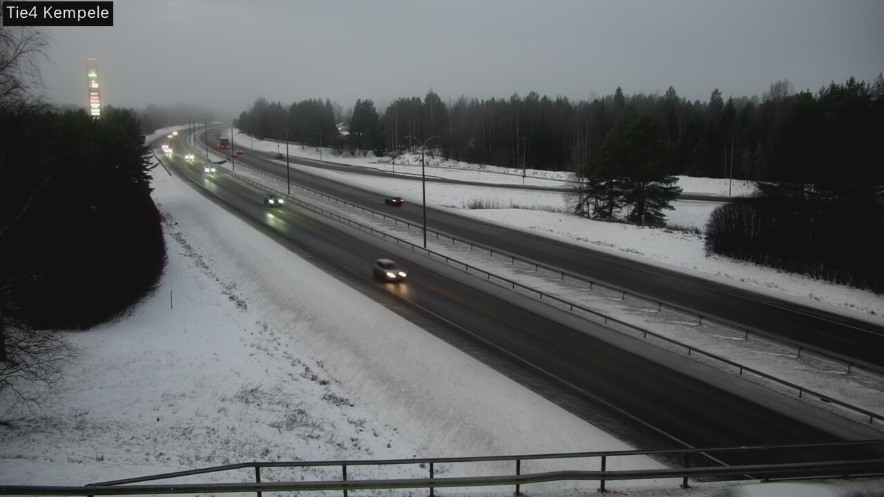 Weather Camera Image Väg 4 Kempele, Zeppelin, Kempele, Pohjois-Pohjanmaa