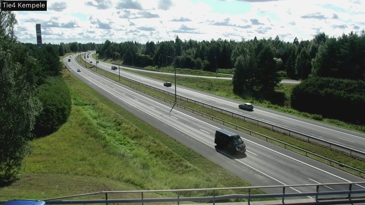Weather Camera Image Väg 4 Kempele, Zeppelin, Kempele, Pohjois-Pohjanmaa