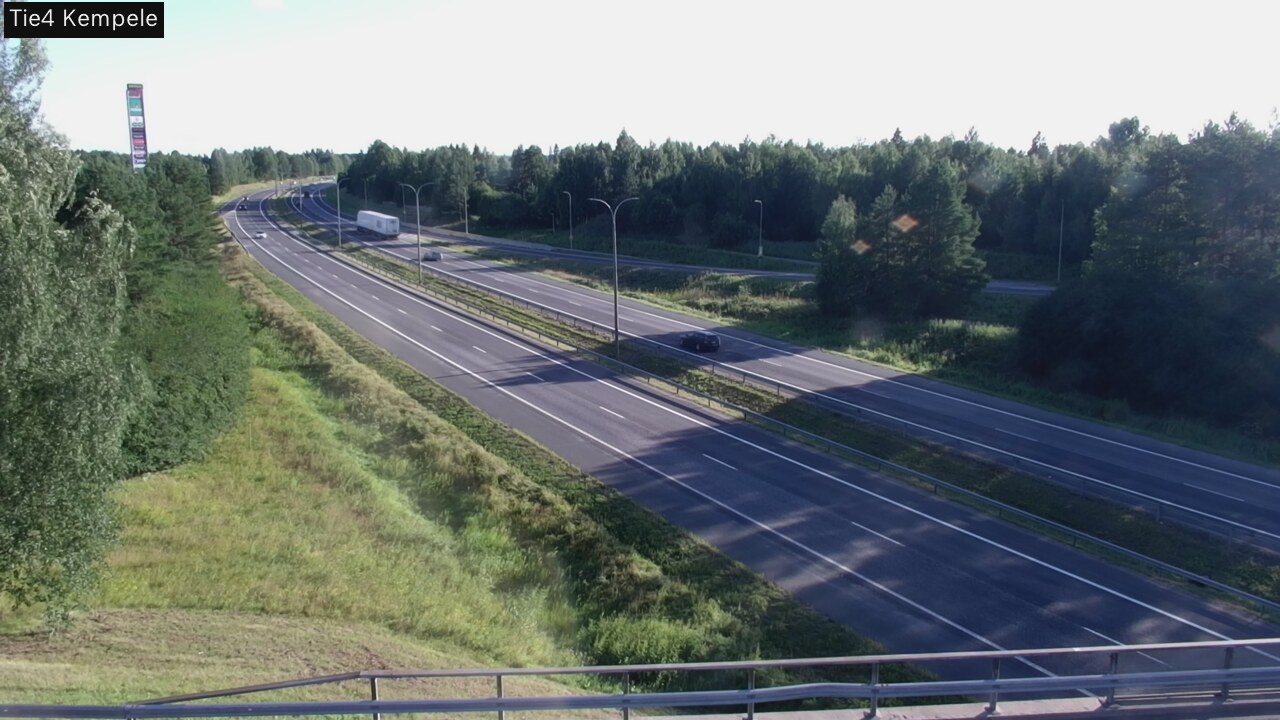 Weather Camera Image Väg 4 Kempele, Zeppelin, Kempele, Pohjois-Pohjanmaa
