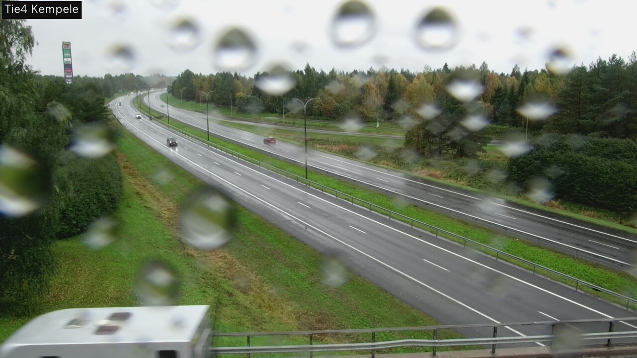 Weather Camera Image Väg 4 Kempele, Zeppelin, Kempele, Pohjois-Pohjanmaa