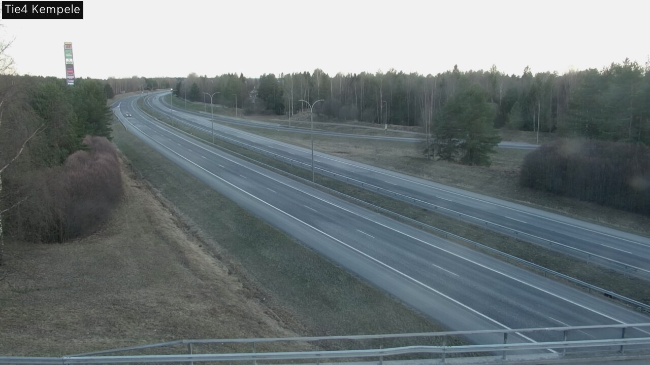 Weather Camera Image Väg 4 Kempele, Zeppelin, Kempele, Pohjois-Pohjanmaa