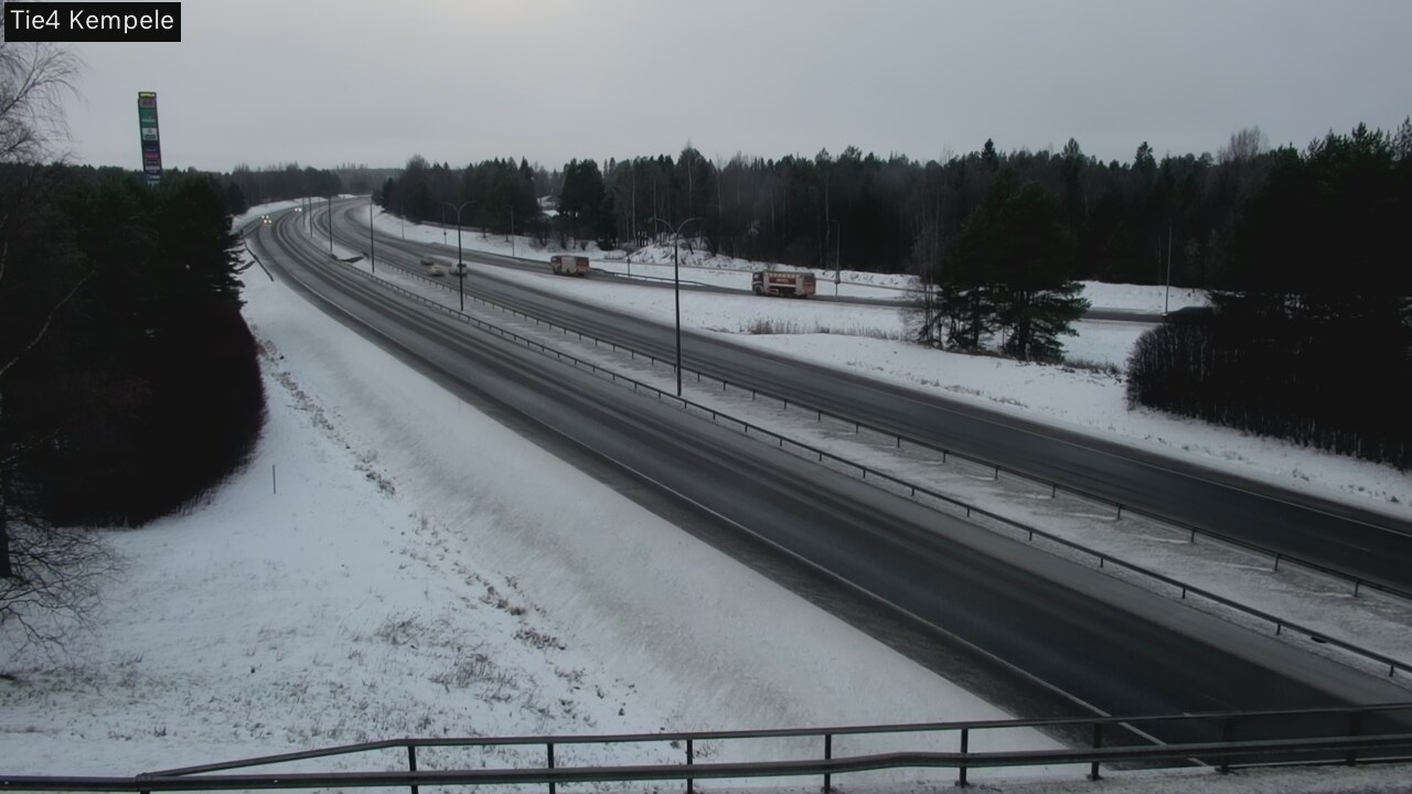 Weather Camera Image Väg 4 Kempele, Zeppelin, Kempele, Pohjois-Pohjanmaa