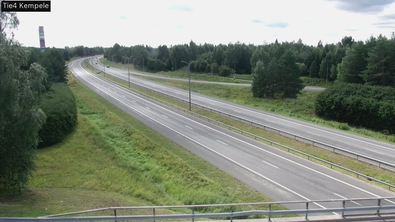 Weather Camera Image Väg 4 Kempele, Zeppelin, Kempele, Pohjois-Pohjanmaa