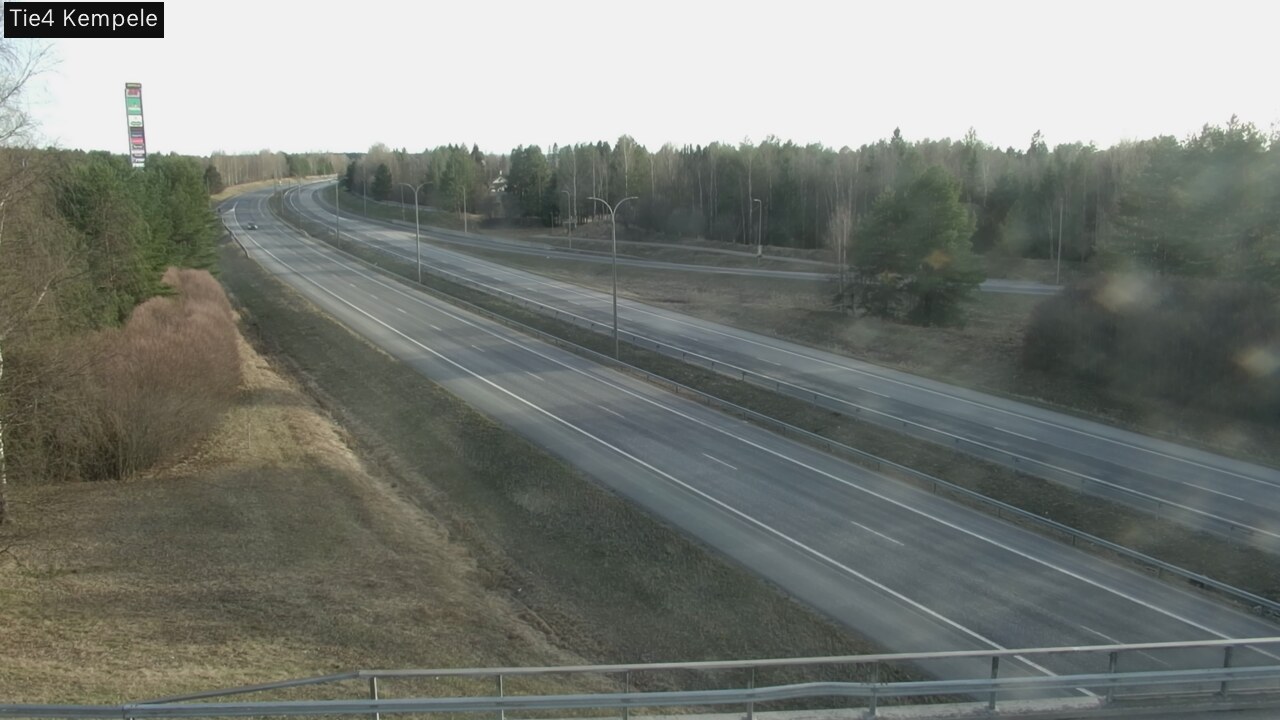 Weather Camera Image Väg 4 Kempele, Zeppelin, Kempele, Pohjois-Pohjanmaa