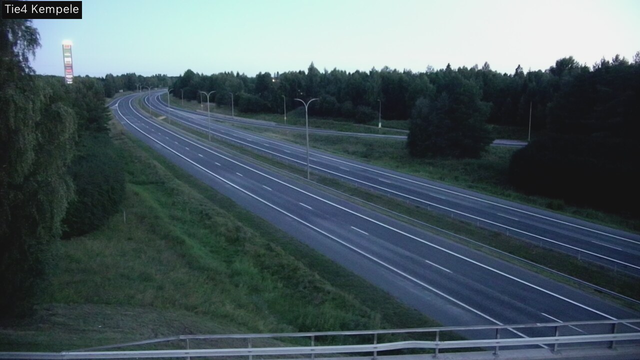 Weather Camera Image Väg 4 Kempele, Zeppelin, Kempele, Pohjois-Pohjanmaa