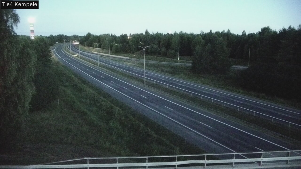 Weather Camera Image Väg 4 Kempele, Zeppelin, Kempele, Pohjois-Pohjanmaa