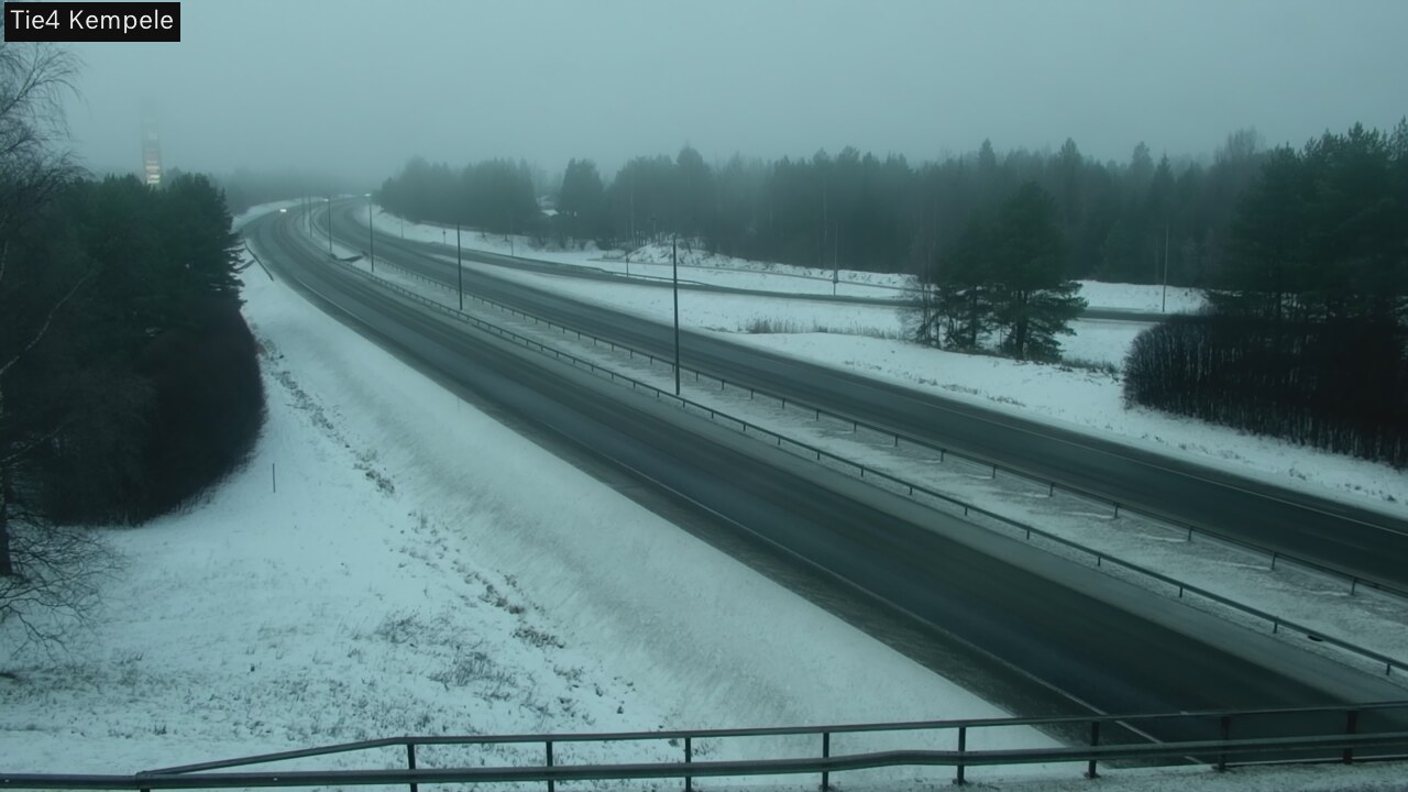 Weather Camera Image Väg 4 Kempele, Zeppelin, Kempele, Pohjois-Pohjanmaa
