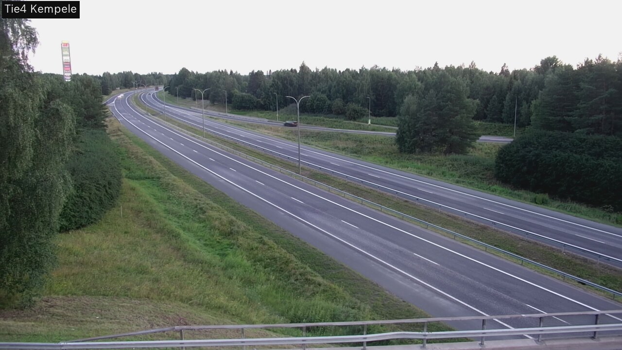 Weather Camera Image Väg 4 Kempele, Zeppelin, Kempele, Pohjois-Pohjanmaa