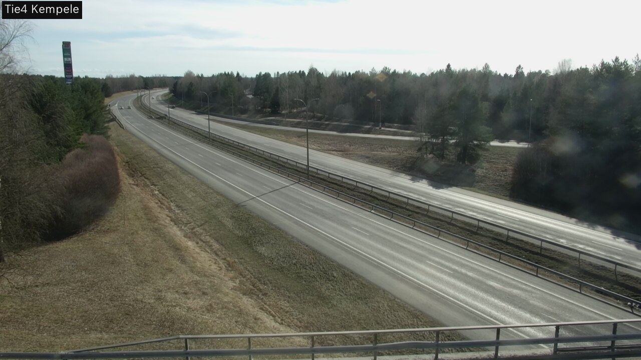 Weather Camera Image Väg 4 Kempele, Zeppelin, Kempele, Pohjois-Pohjanmaa