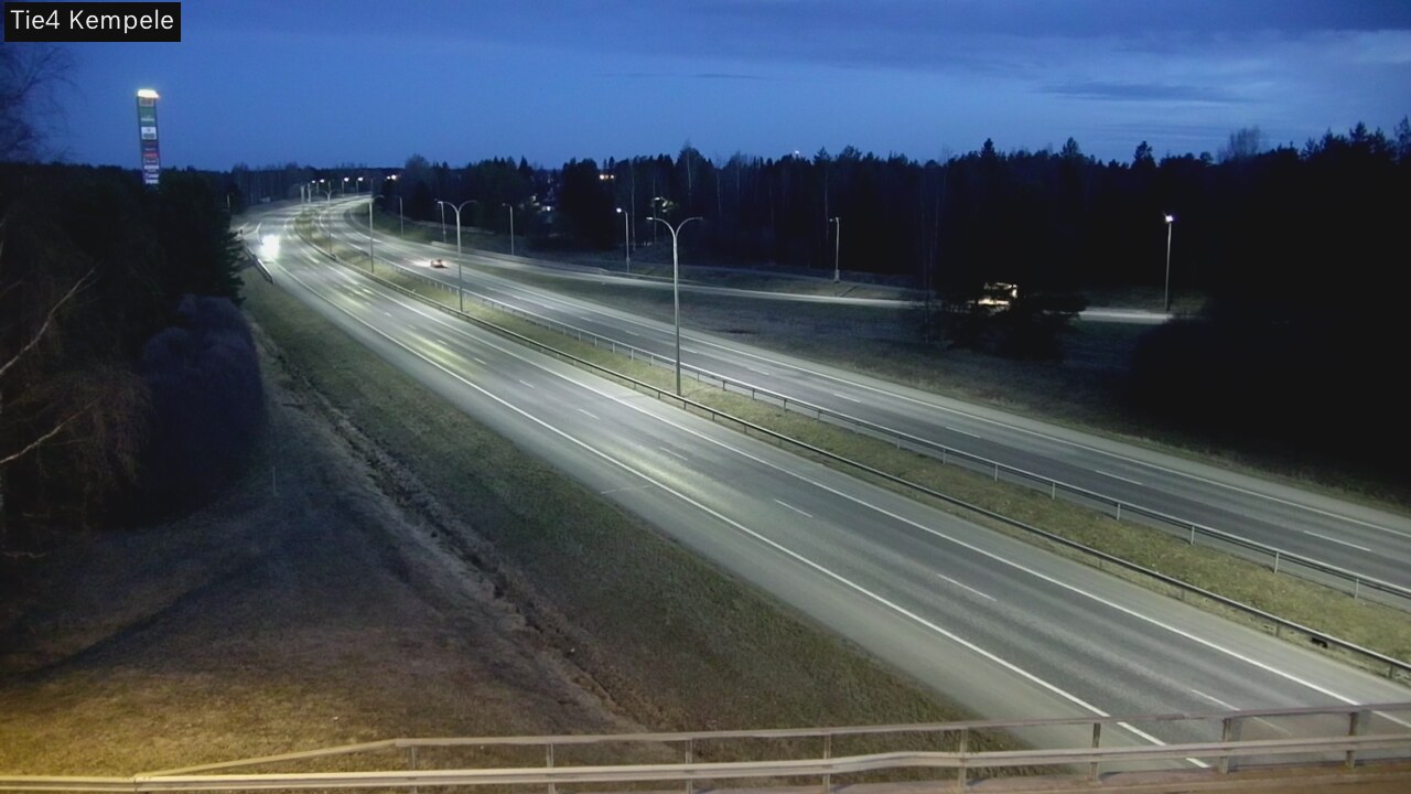 Weather Camera Image Väg 4 Kempele, Zeppelin, Kempele, Pohjois-Pohjanmaa