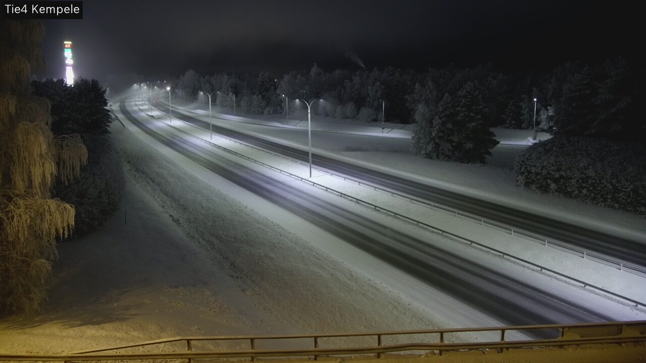Weather Camera Image Road 4 Kempele, Zeppelin, Kempele, Pohjois-Pohjanmaa
