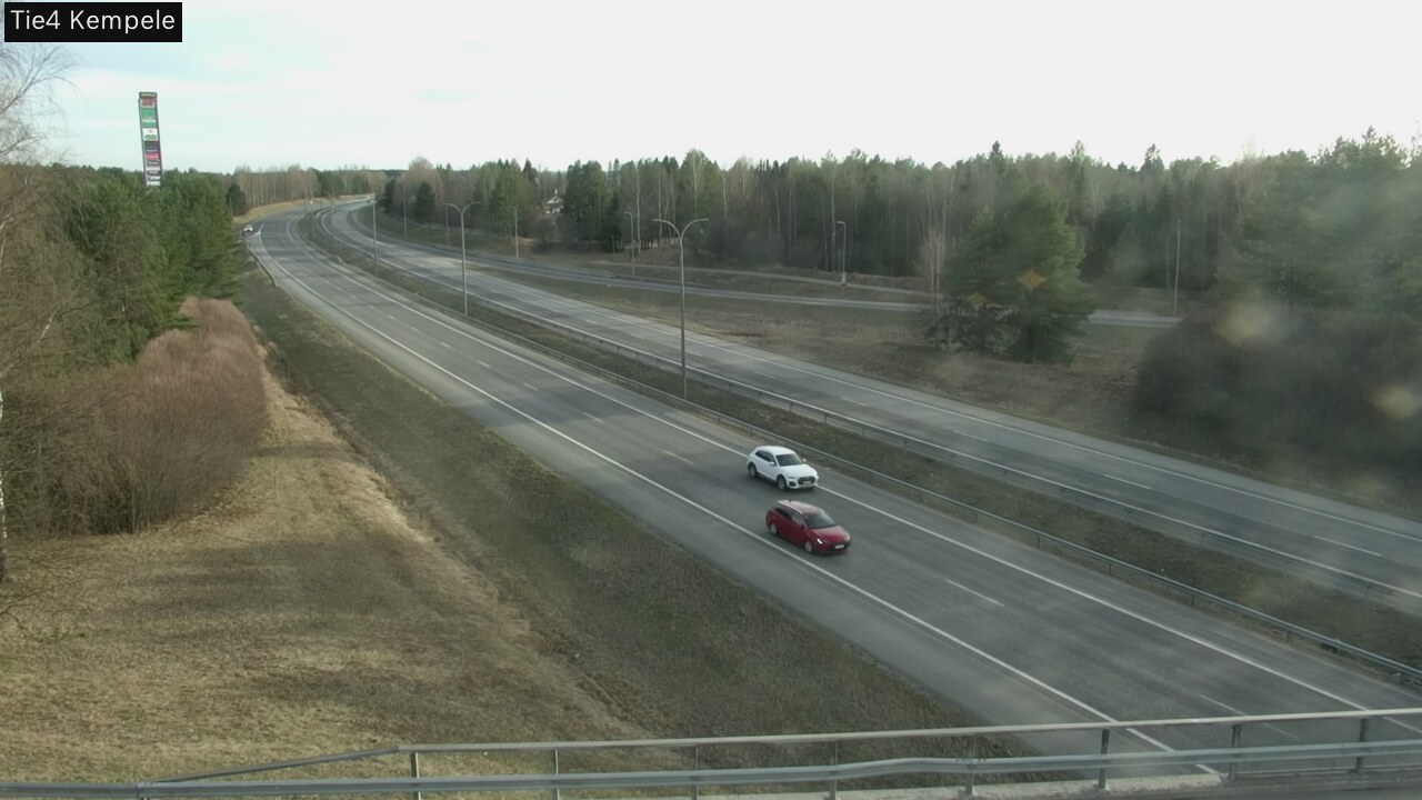 Weather Camera Image Väg 4 Kempele, Zeppelin, Kempele, Pohjois-Pohjanmaa