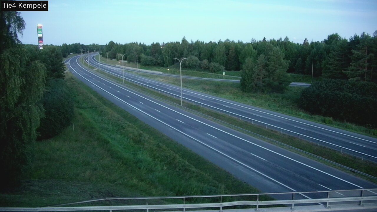 Weather Camera Image Väg 4 Kempele, Zeppelin, Kempele, Pohjois-Pohjanmaa