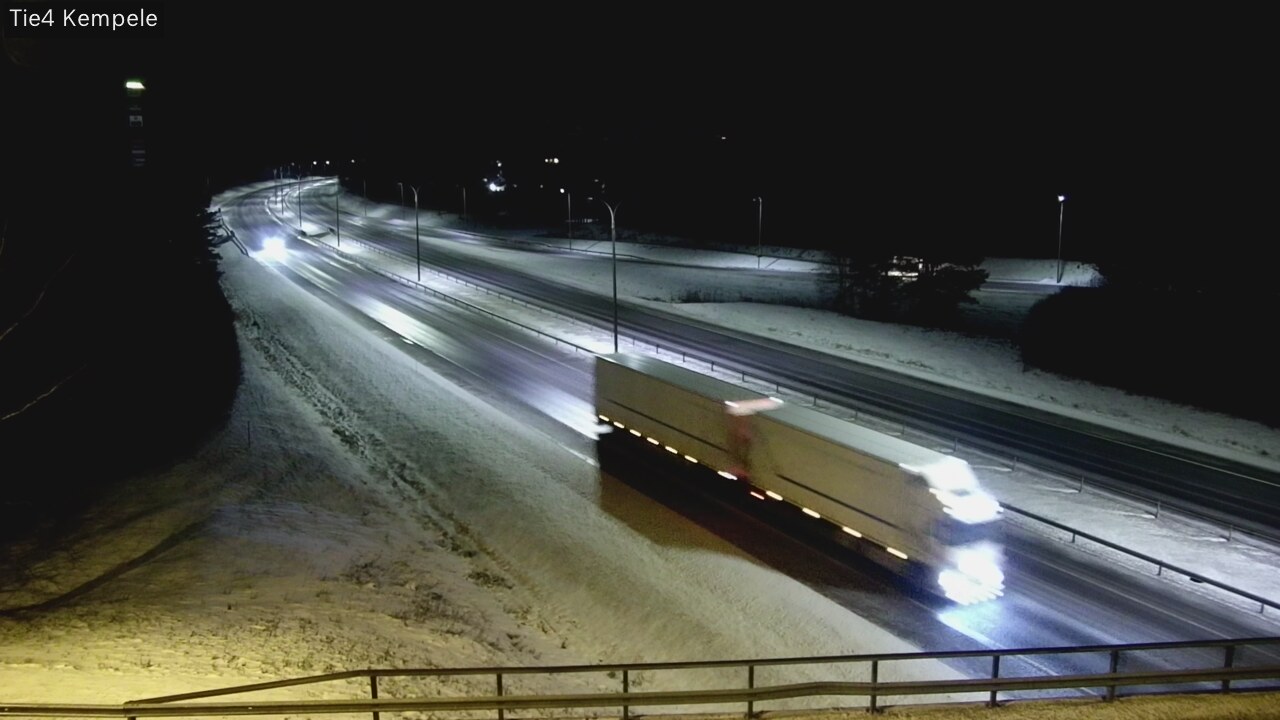 Weather Camera Image Väg 4 Kempele, Zeppelin, Kempele, Pohjois-Pohjanmaa