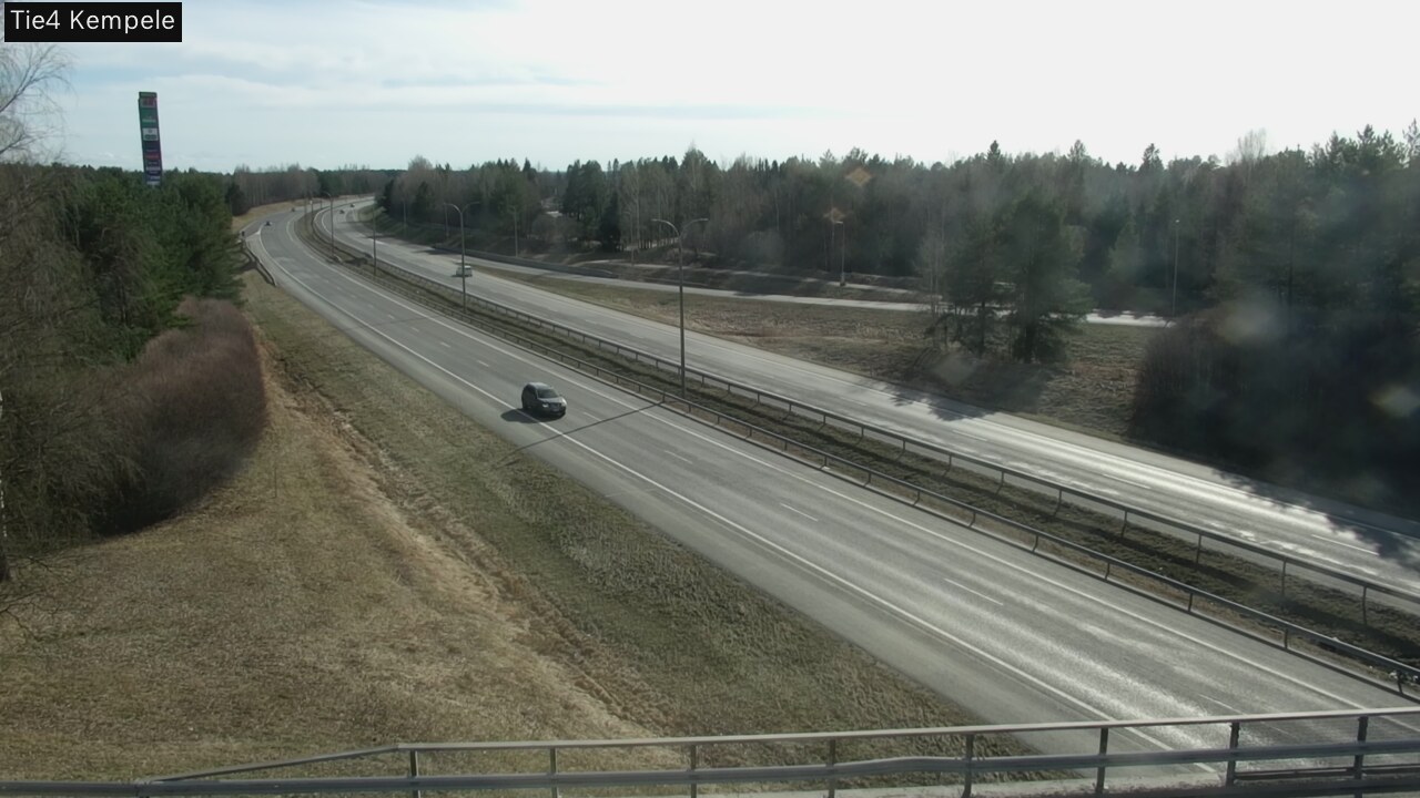 Weather Camera Image Väg 4 Kempele, Zeppelin, Kempele, Pohjois-Pohjanmaa