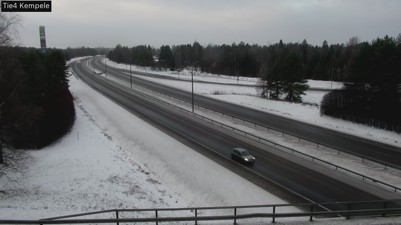 Weather Camera Image Väg 4 Kempele, Zeppelin, Kempele, Pohjois-Pohjanmaa