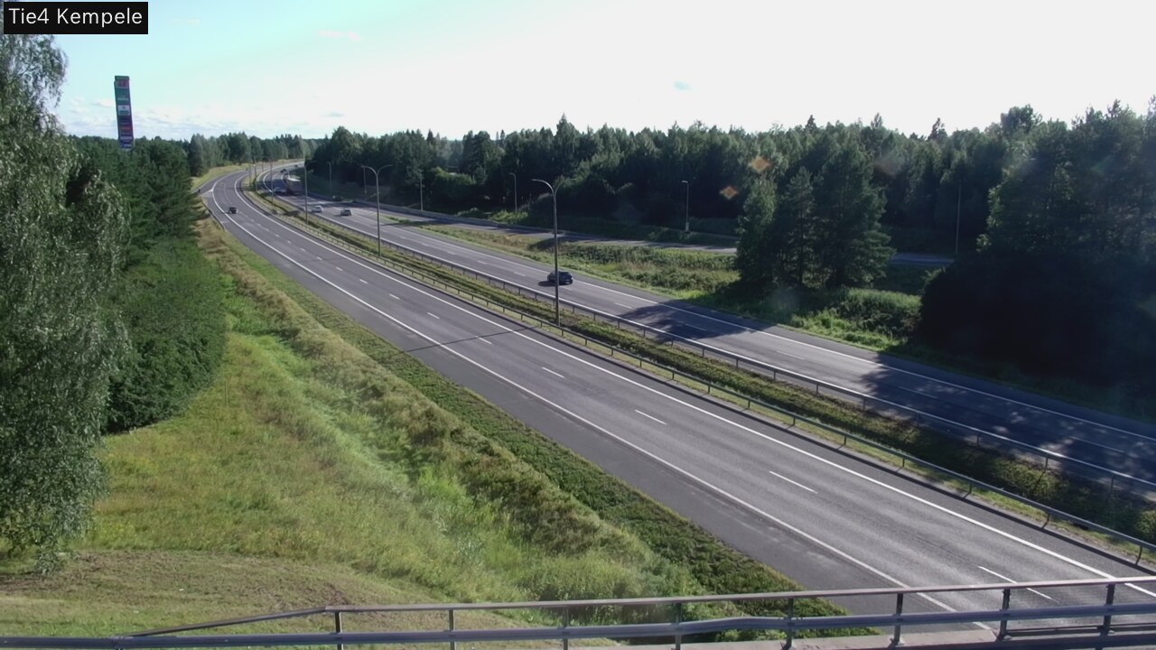 Weather Camera Image Väg 4 Kempele, Zeppelin, Kempele, Pohjois-Pohjanmaa