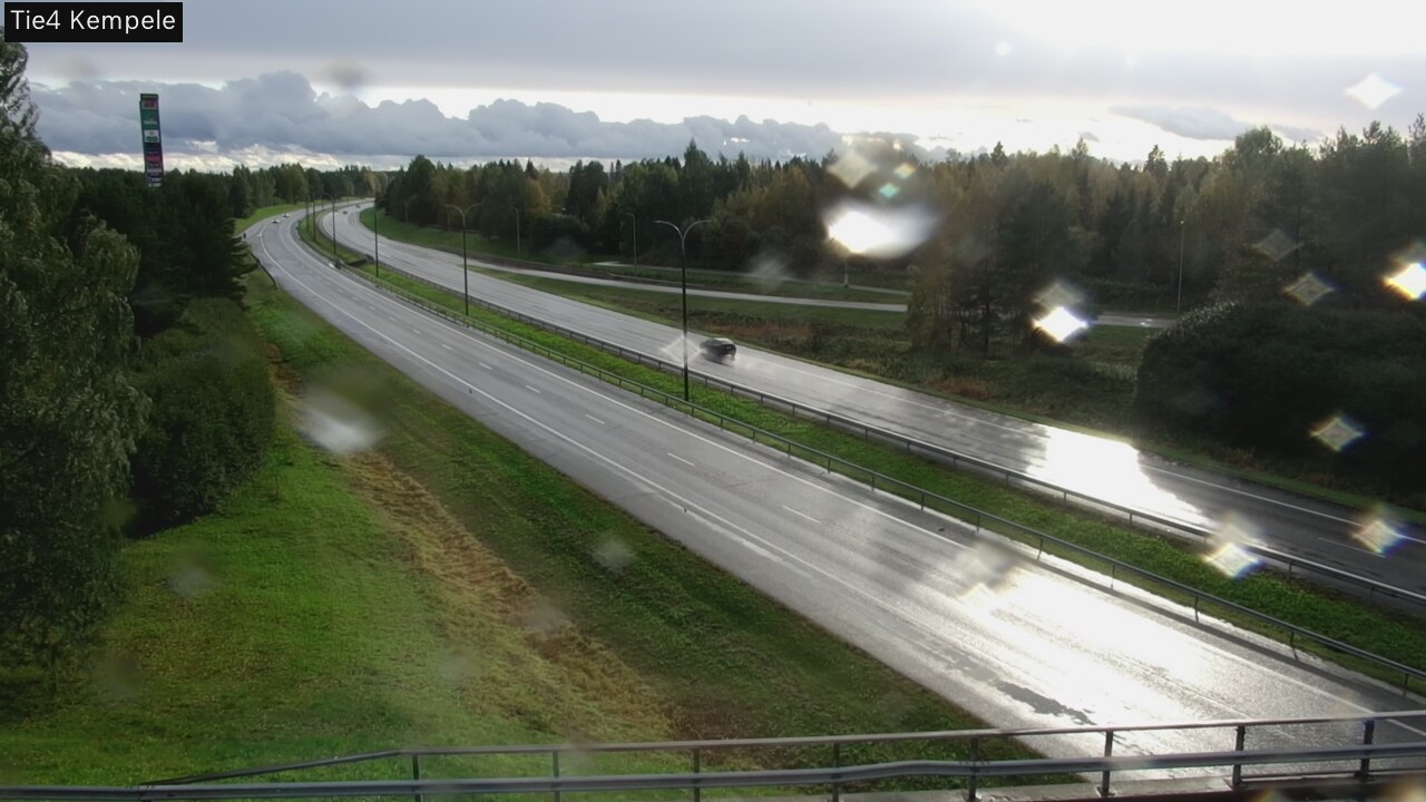 Weather Camera Image Väg 4 Kempele, Zeppelin, Kempele, Pohjois-Pohjanmaa