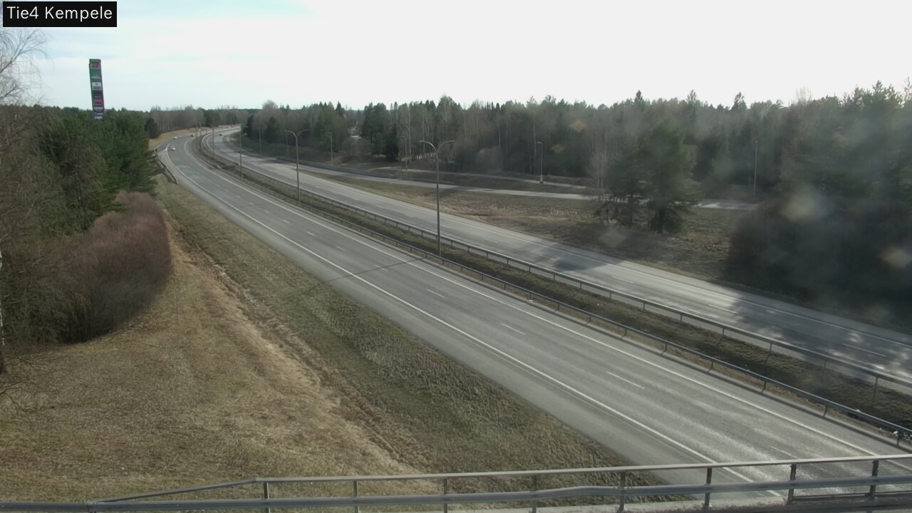Weather Camera Image Väg 4 Kempele, Zeppelin, Kempele, Pohjois-Pohjanmaa