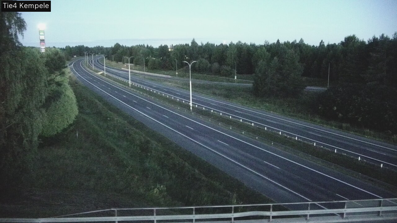 Weather Camera Image Väg 4 Kempele, Zeppelin, Kempele, Pohjois-Pohjanmaa