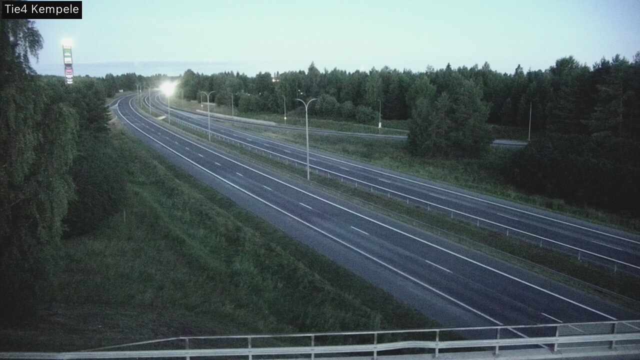 Weather Camera Image Väg 4 Kempele, Zeppelin, Kempele, Pohjois-Pohjanmaa