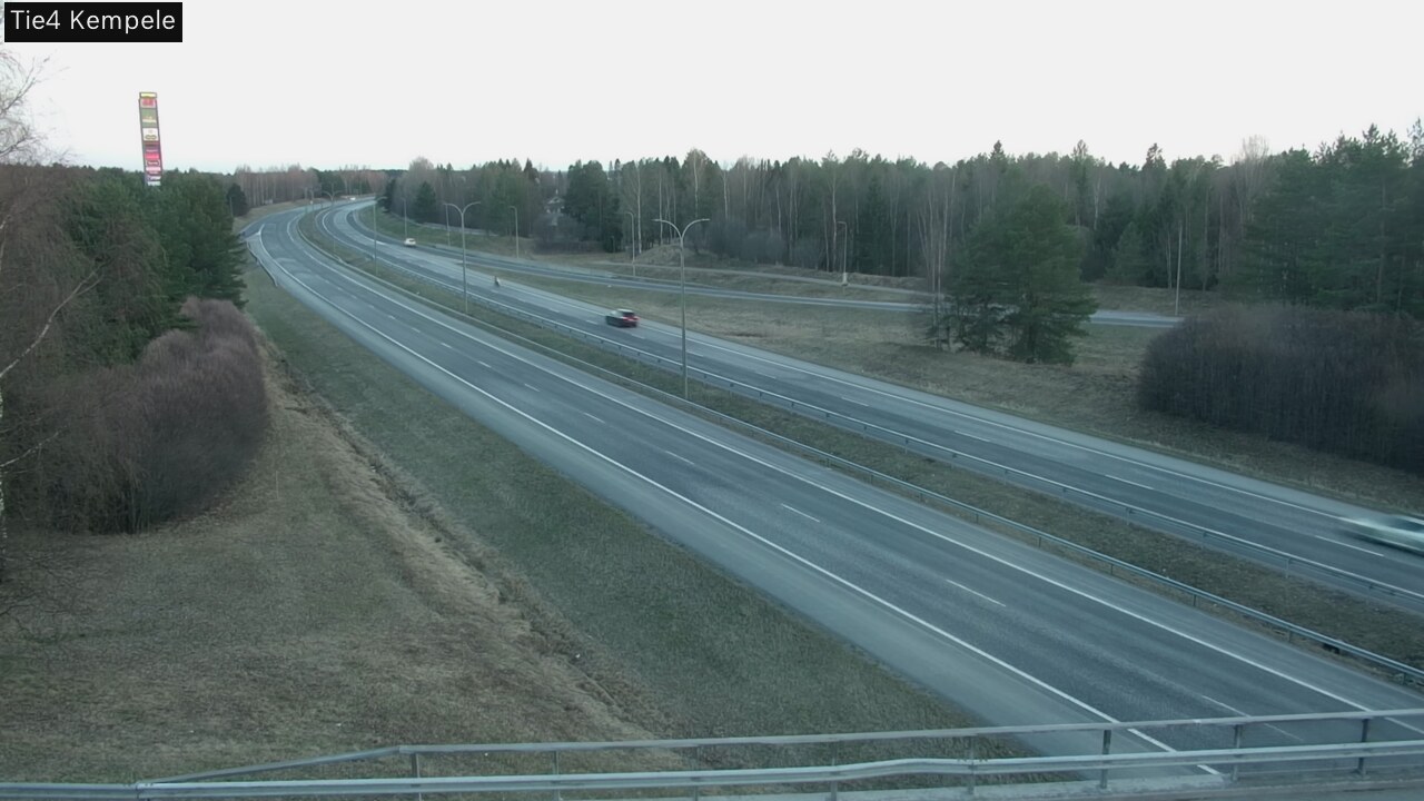 Weather Camera Image Väg 4 Kempele, Zeppelin, Kempele, Pohjois-Pohjanmaa