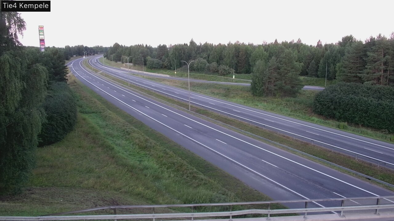 Weather Camera Image Väg 4 Kempele, Zeppelin, Kempele, Pohjois-Pohjanmaa