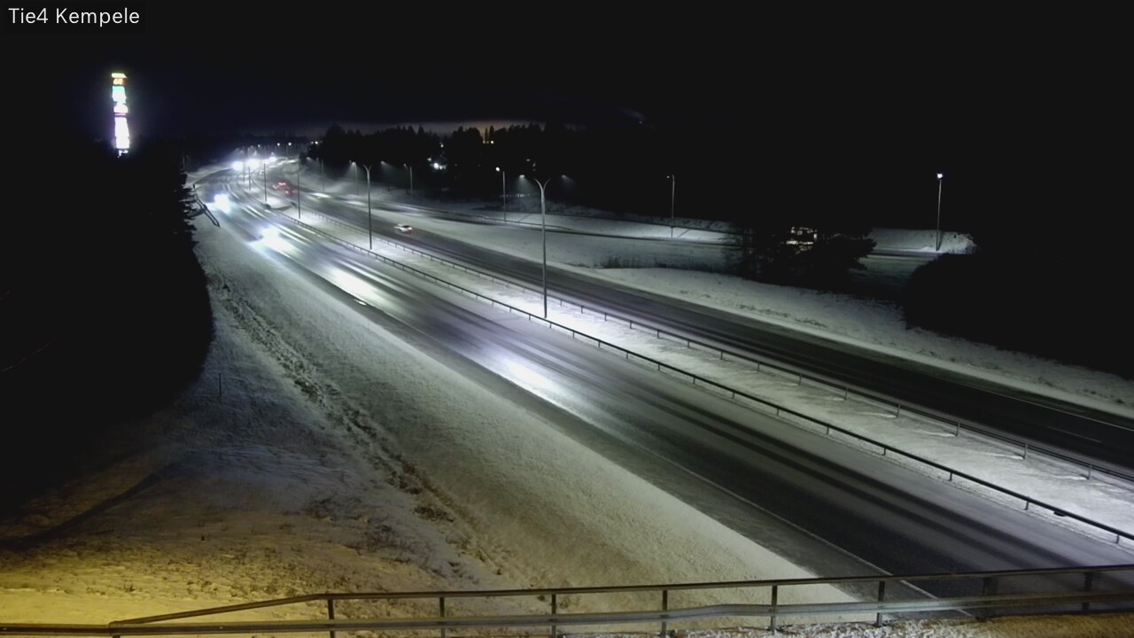 Weather Camera Image Väg 4 Kempele, Zeppelin, Kempele, Pohjois-Pohjanmaa