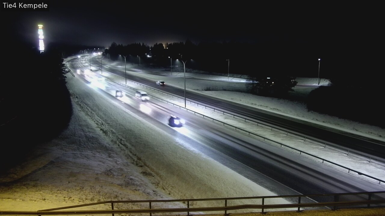 Weather Camera Image Väg 4 Kempele, Zeppelin, Kempele, Pohjois-Pohjanmaa