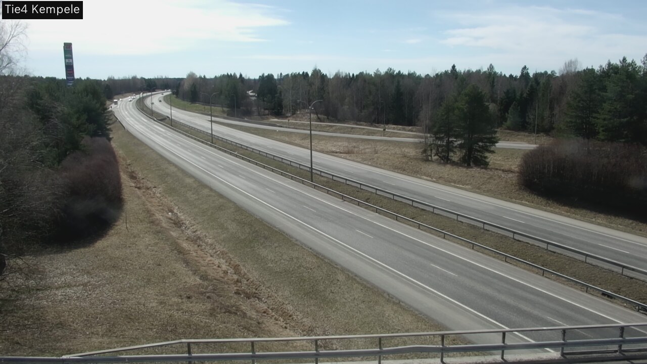 Weather Camera Image Väg 4 Kempele, Zeppelin, Kempele, Pohjois-Pohjanmaa