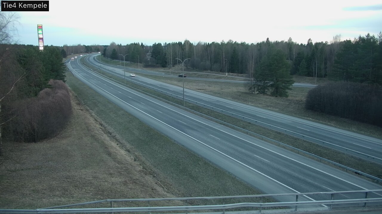 Weather Camera Image Väg 4 Kempele, Zeppelin, Kempele, Pohjois-Pohjanmaa
