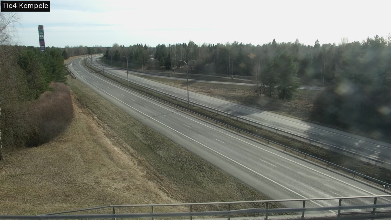 Weather Camera Image Väg 4 Kempele, Zeppelin, Kempele, Pohjois-Pohjanmaa